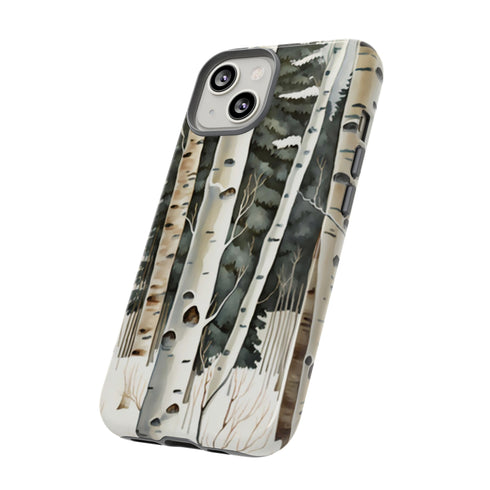 Winter Aspen Trunks - Impact Resistant Phone Case